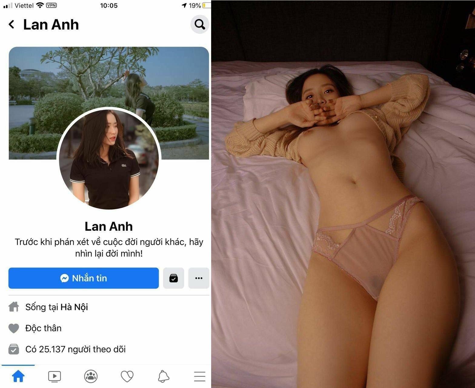 Clip sex Mai Linh cùng bạn trai ghi lại khoảnh khắc nóng bỏng