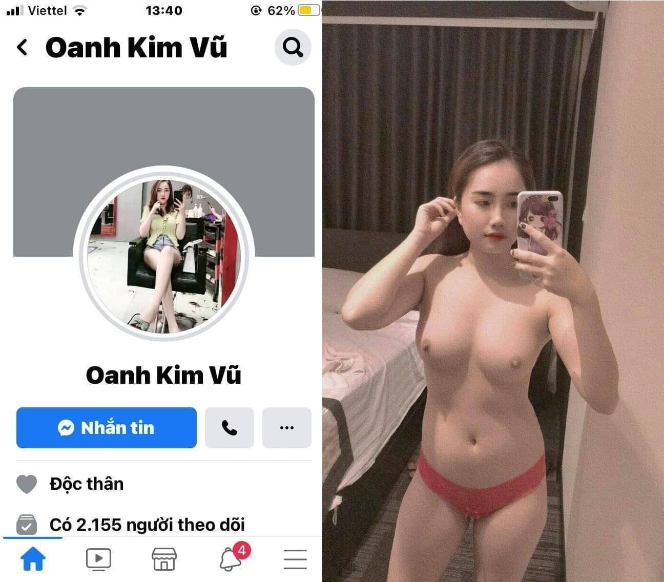 Vũ Kim Oanh tình yêu nóng bỏng